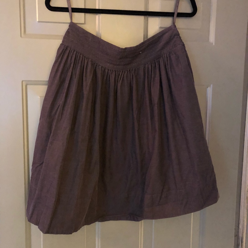 Light corduroy a line skirt from Anthro